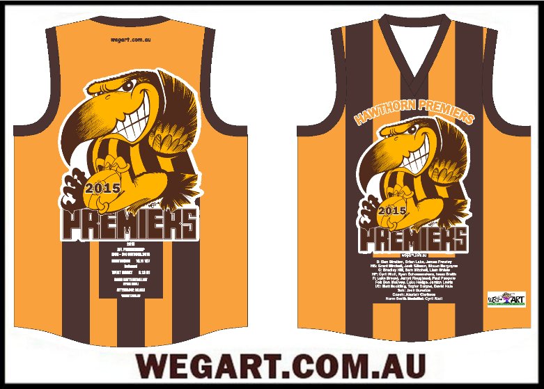 Hawks 2015 Premiership  Jumper